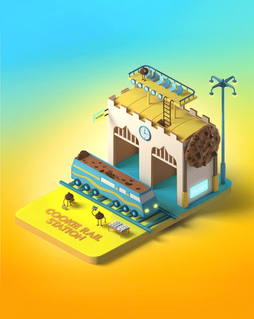 cookie rail